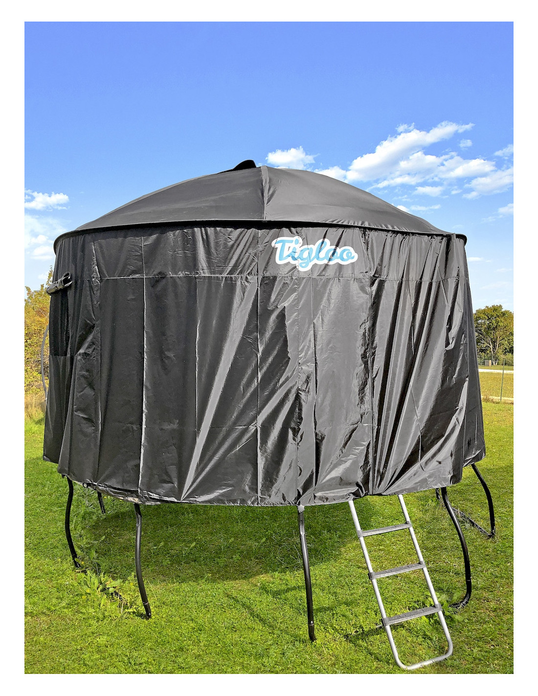 ZuidAmerika pakket Afkeer Tent Cabane Trampoline Universelle Tigloo Ø 305 cm - Trampoline dak
