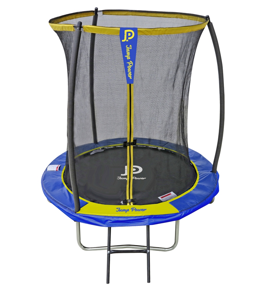 bedrag Wat mensen betreft Echt Trampoline Jump Power met ladder en basketbalring - Diameter 183 cm
