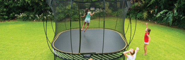 's Werelds eerste slimme trampoline van 305 cm: state-of-the-art componenten